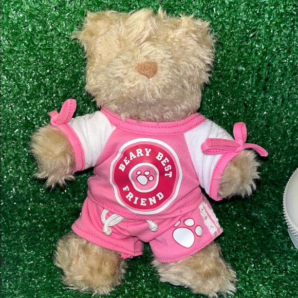 Vintage small Build-A-Bear Buddies Timeless Teddy with outfit shown! SO CUTE - Picture 5 of 8